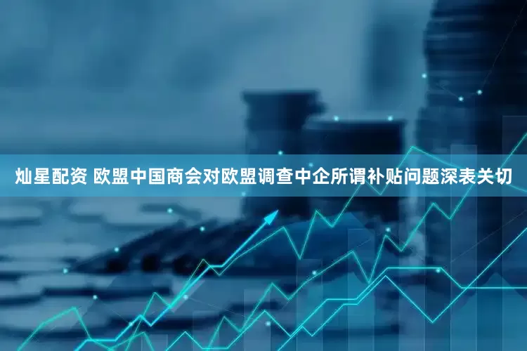 灿星配资 欧盟中国商会对欧盟调查中企所谓补贴问题深表关切